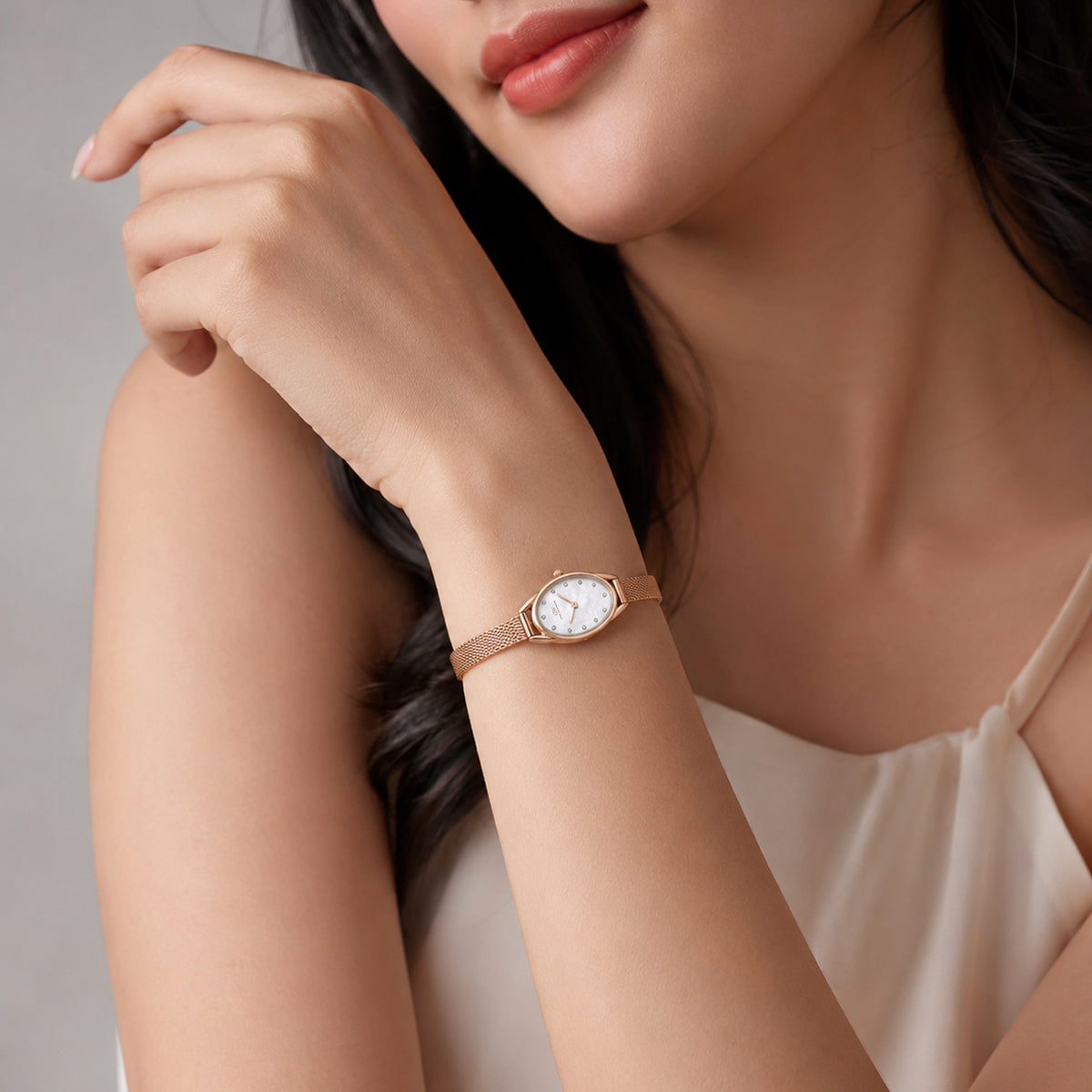 Daniel Wellington Tonneau 22mm Pink Dial Analog Women Watch - DW0DL2201 Watch Daniel Wellington