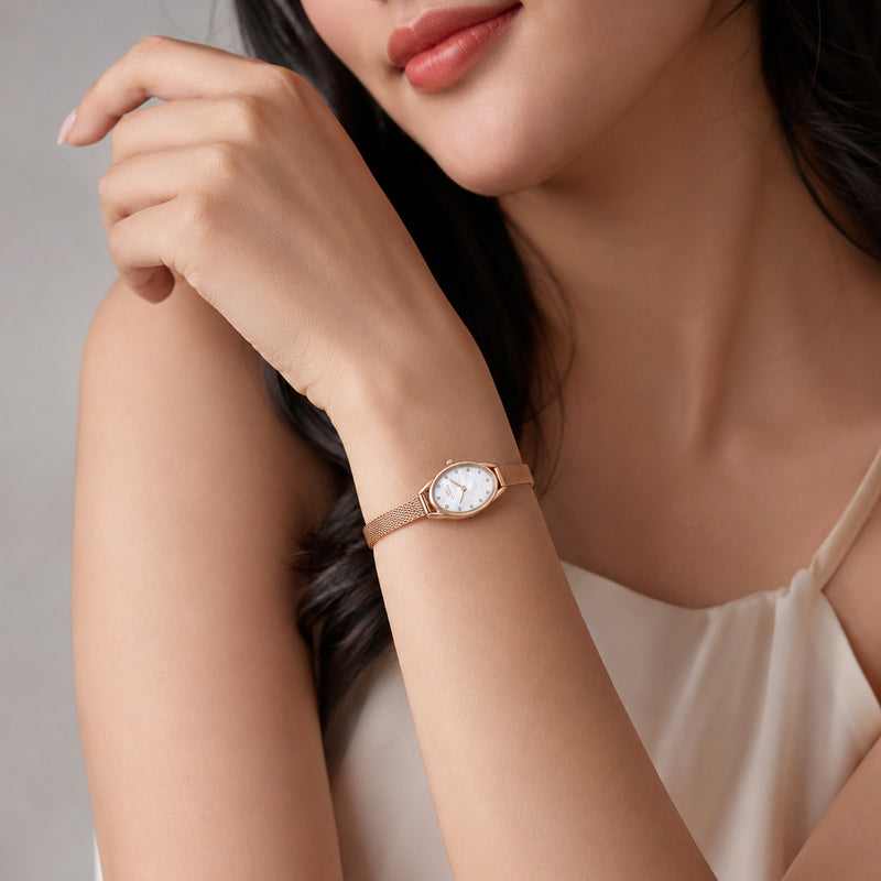 Daniel Wellington Tonneau 22mm Pink Dial Analog Women Watch - DW0DL2201 Watch Daniel Wellington