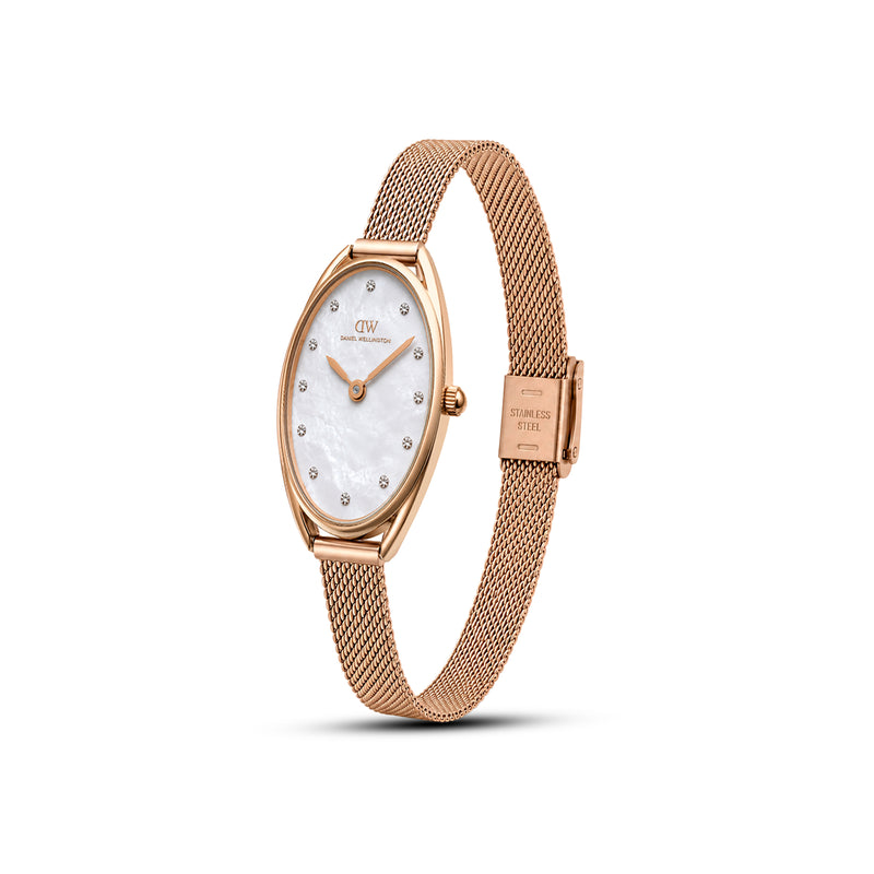 Daniel Wellington Tonneau 22mm Pink Dial Analog Women Watch - DW0DL2201 Watch Daniel Wellington