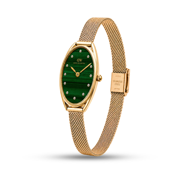 Daniel Wellington Tonneau 22mm Green Dial Analog Women Watch - DW0DL2202