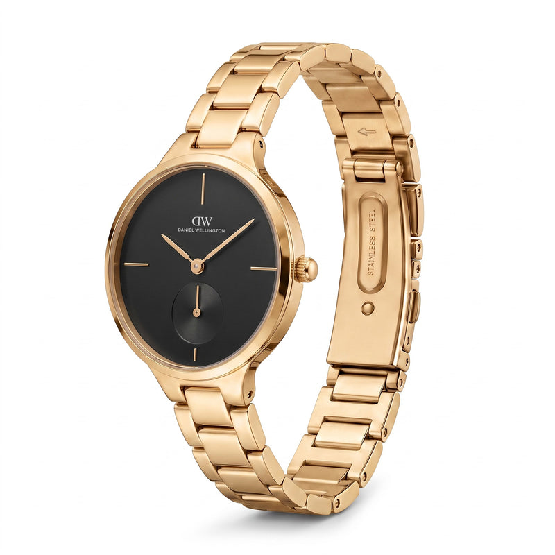 Daniel Wellington Round 32mm Black Dial Analog Women Watch - DW0DL2300 Watch Daniel Wellington