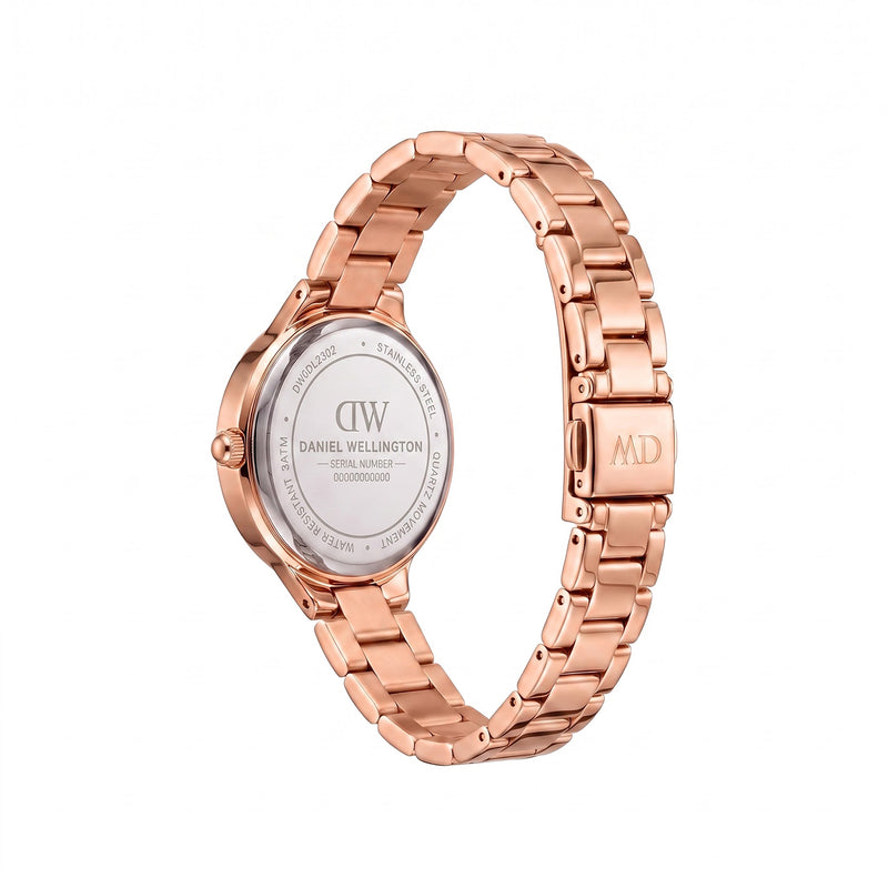 Daniel Wellington Round 32mm Rose Gold-Tone Dial Analog Women Watch - DW0DL2302 Watch Daniel Wellington