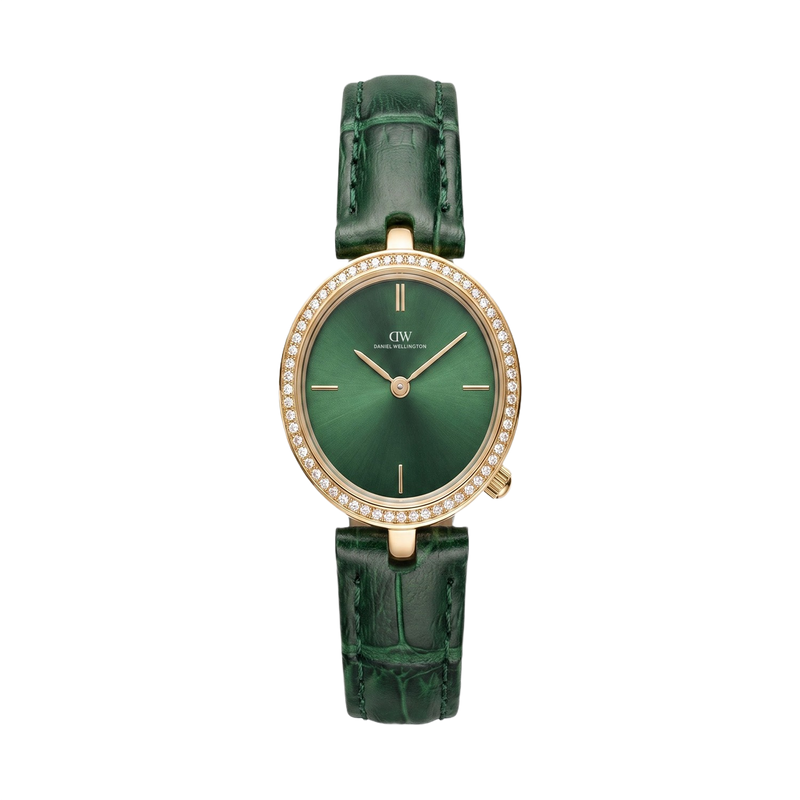 Daniel Wellington Round 23mm Green Dial Analog Women Watch - DW0DL2400
