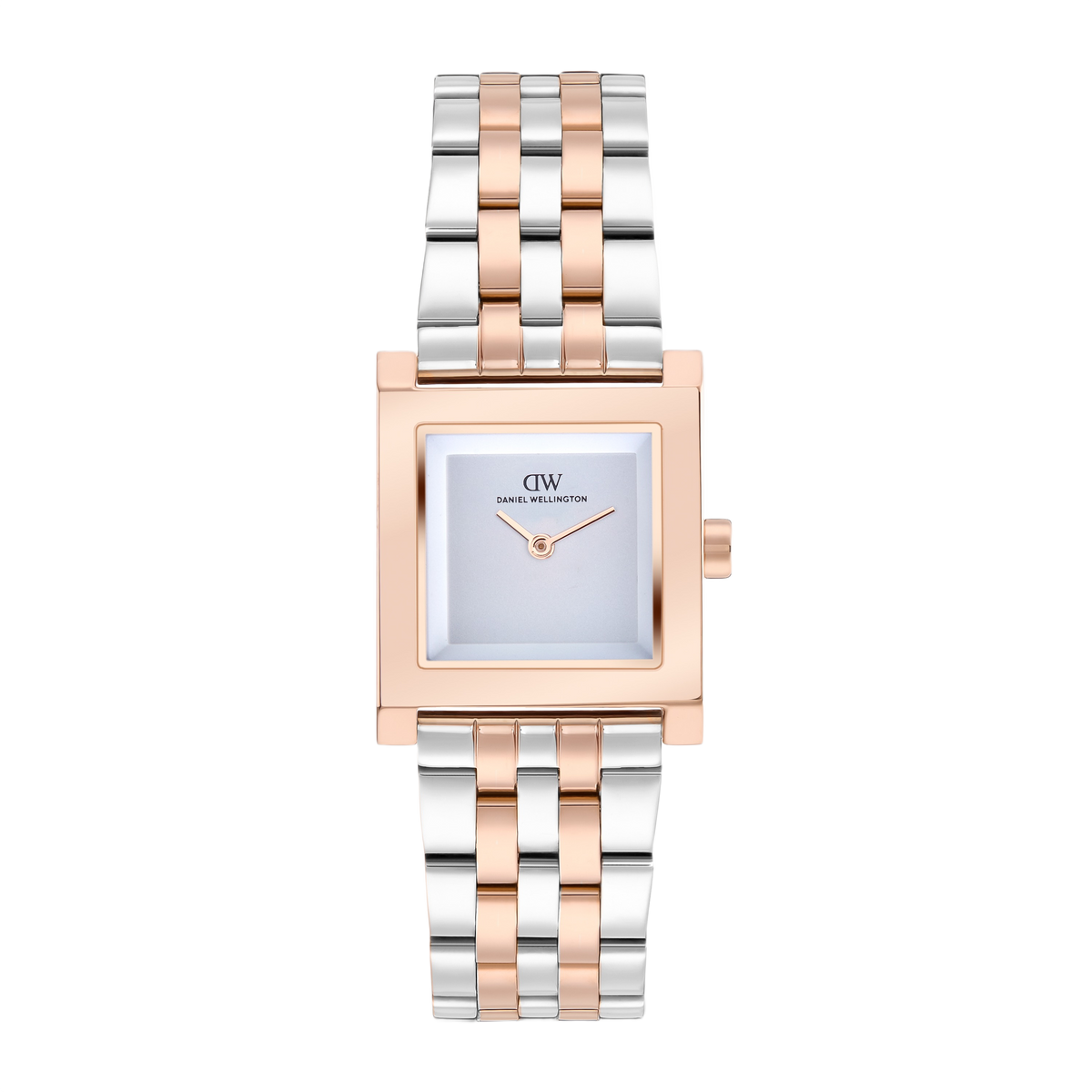 Daniel Wellington Square 24mm Silver Dial Analog Women Watch - DW0DL2800