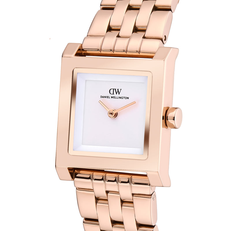 Daniel Wellington Square 24mm Silver Dial Analog Women Watch - DW0DL2801 Watch Daniel Wellington