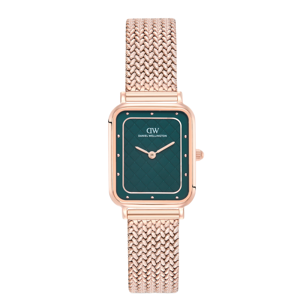 Daniel Wellington Square 24mm Green Dial Analog Women Watch - DW0DL2901