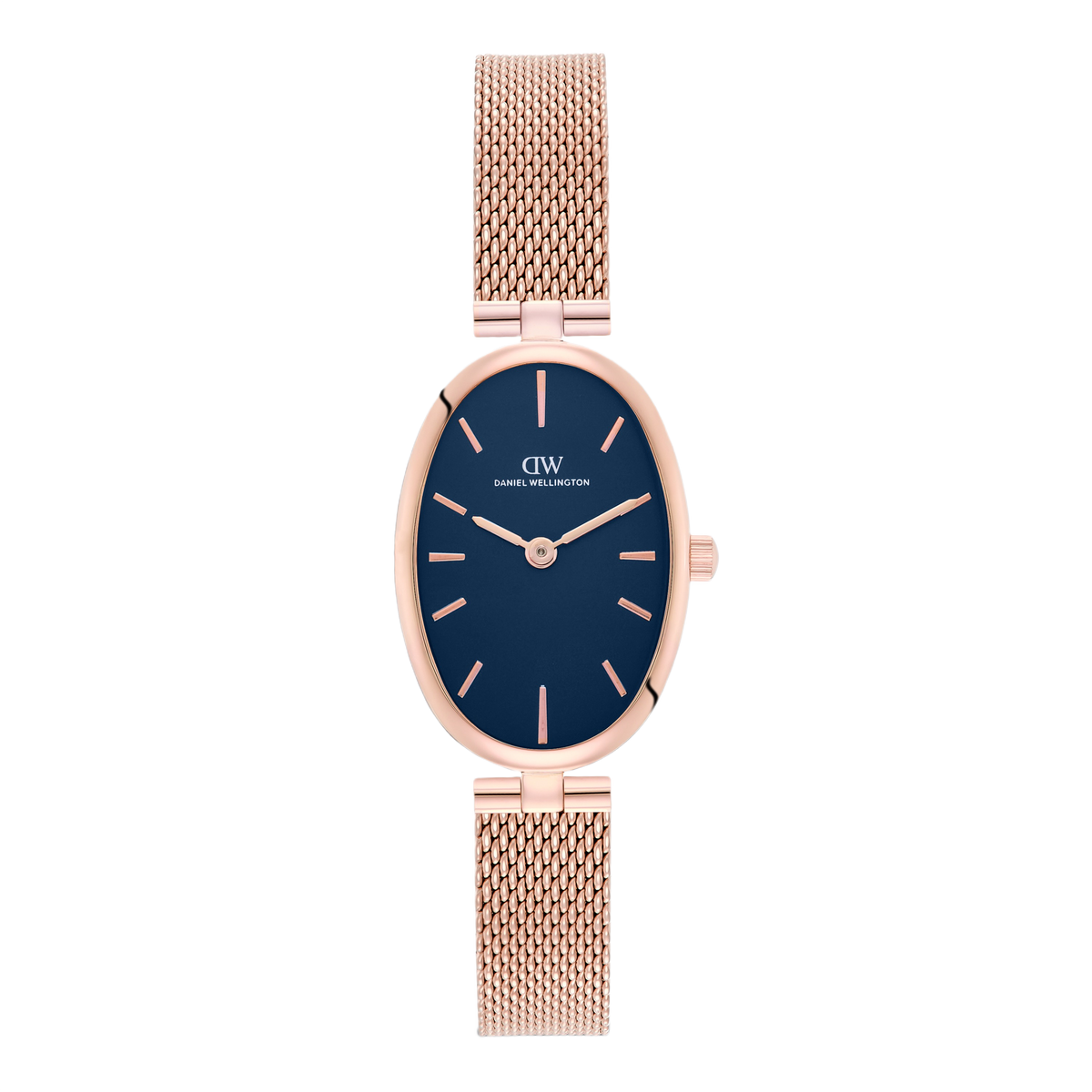 Daniel Wellington Oval 22mm Blue Dial Analog Women Watch - DW0DL3000
