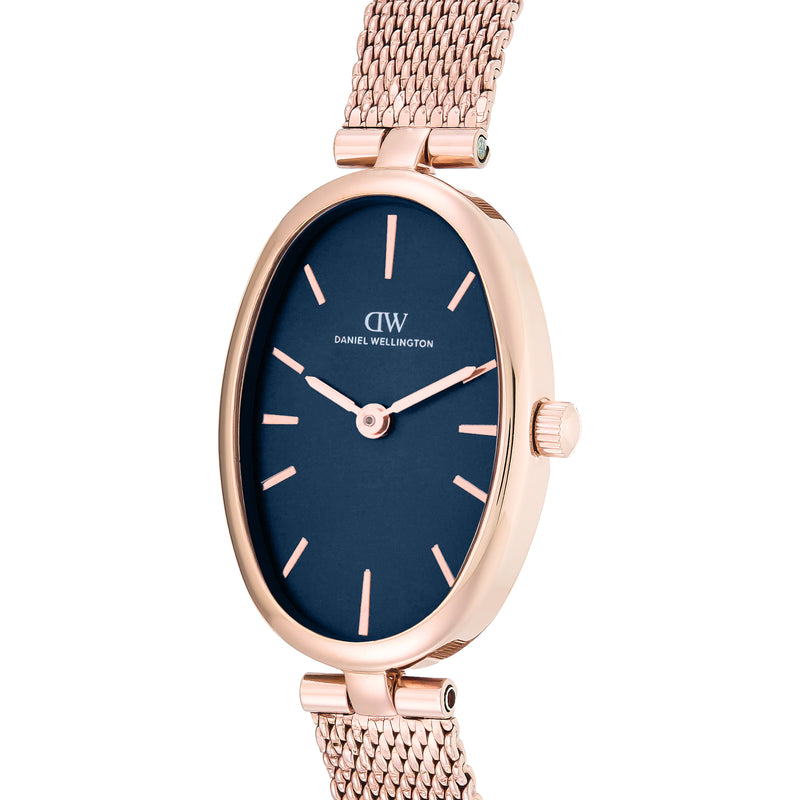 Daniel Wellington Oval 22mm Blue Dial Analog Women Watch - DW0DL3000 Watch Daniel Wellington
