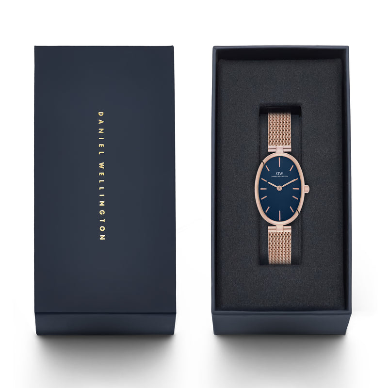 Daniel Wellington Oval 22mm Blue Dial Analog Women Watch - DW0DL3000 Watch Daniel Wellington