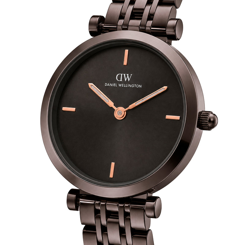 Daniel Wellington Round 30mm Brown Dial Analog Women Watch - DW0DL3102