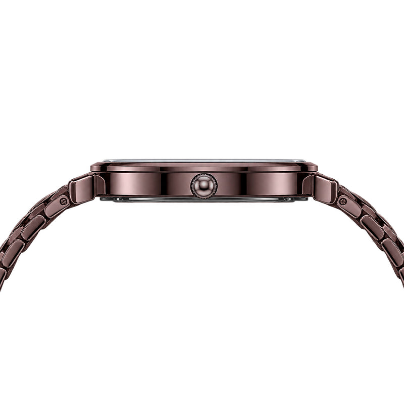 Daniel Wellington Round 30mm Brown Dial Analog Women Watch - DW0DL3102