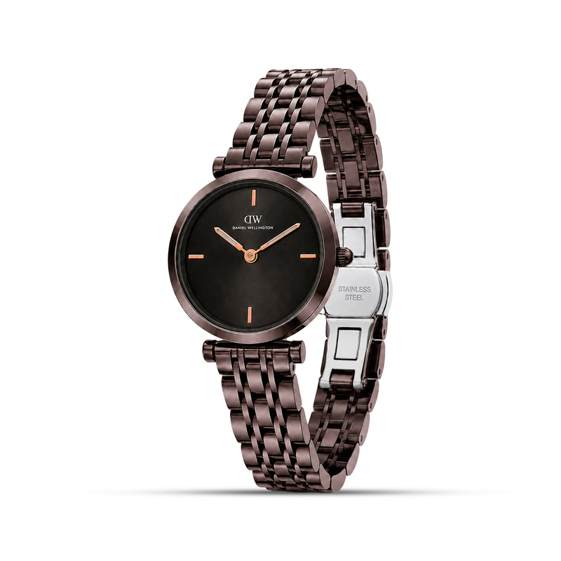 Daniel Wellington Round 30mm Brown Dial Analog Women Watch - DW0DL3102