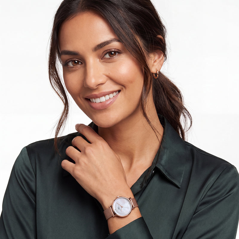 Daniel Wellington Round 32mm Off White Dial Analog Women Watch - DW0DL3300 Watch Daniel Wellington