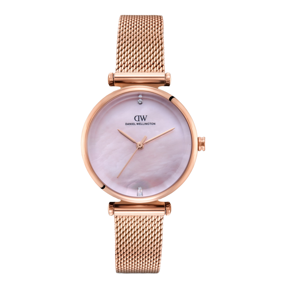Daniel Wellington Round 32mm Pink Dial Analog Women Watch - DW0DL3301