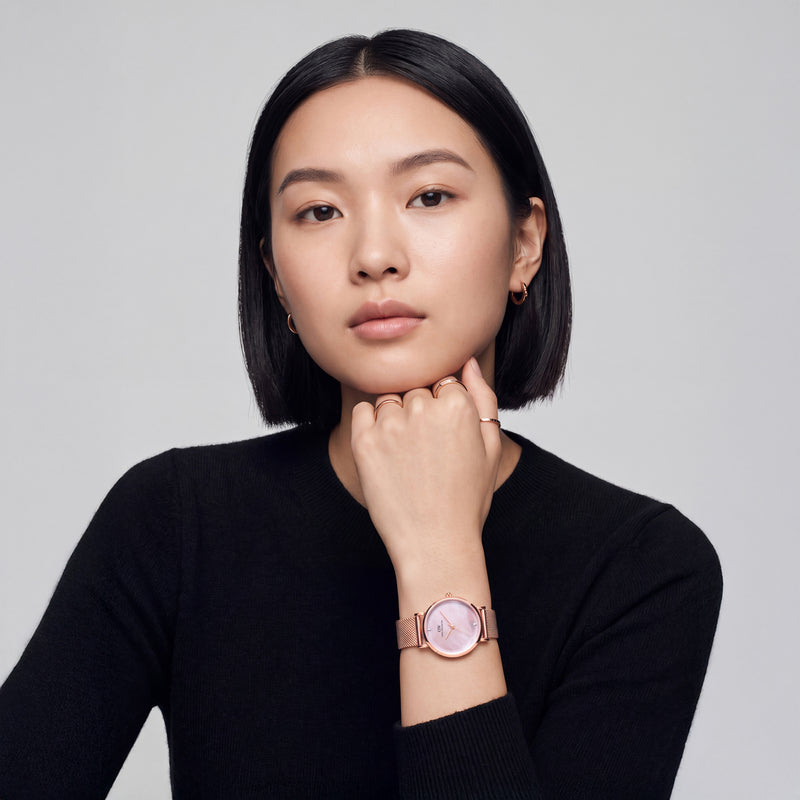Daniel Wellington Round 32mm Pink Dial Analog Women Watch - DW0DL3301 Watch Daniel Wellington