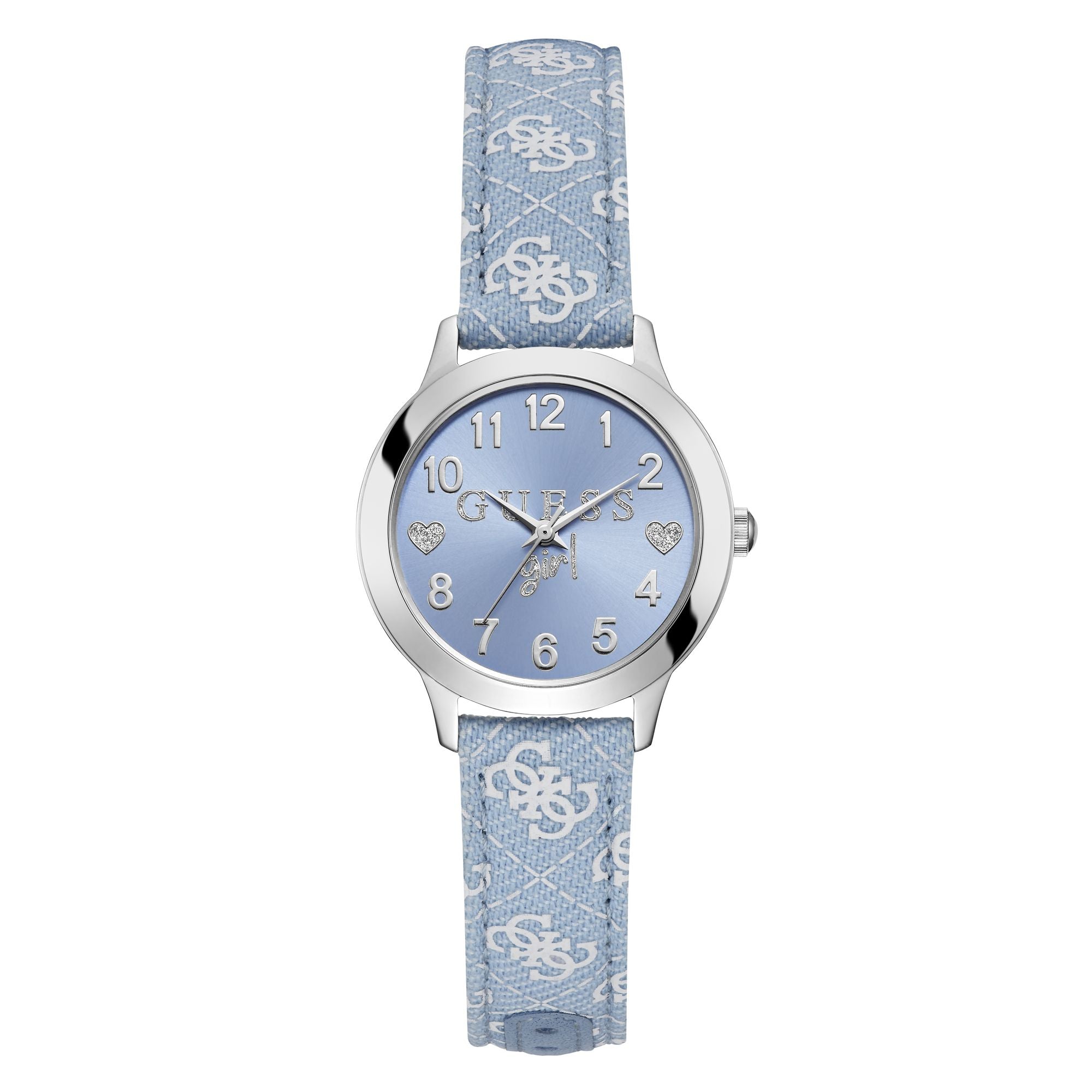 Guess Blue Round Quartz Analog Youth Watch