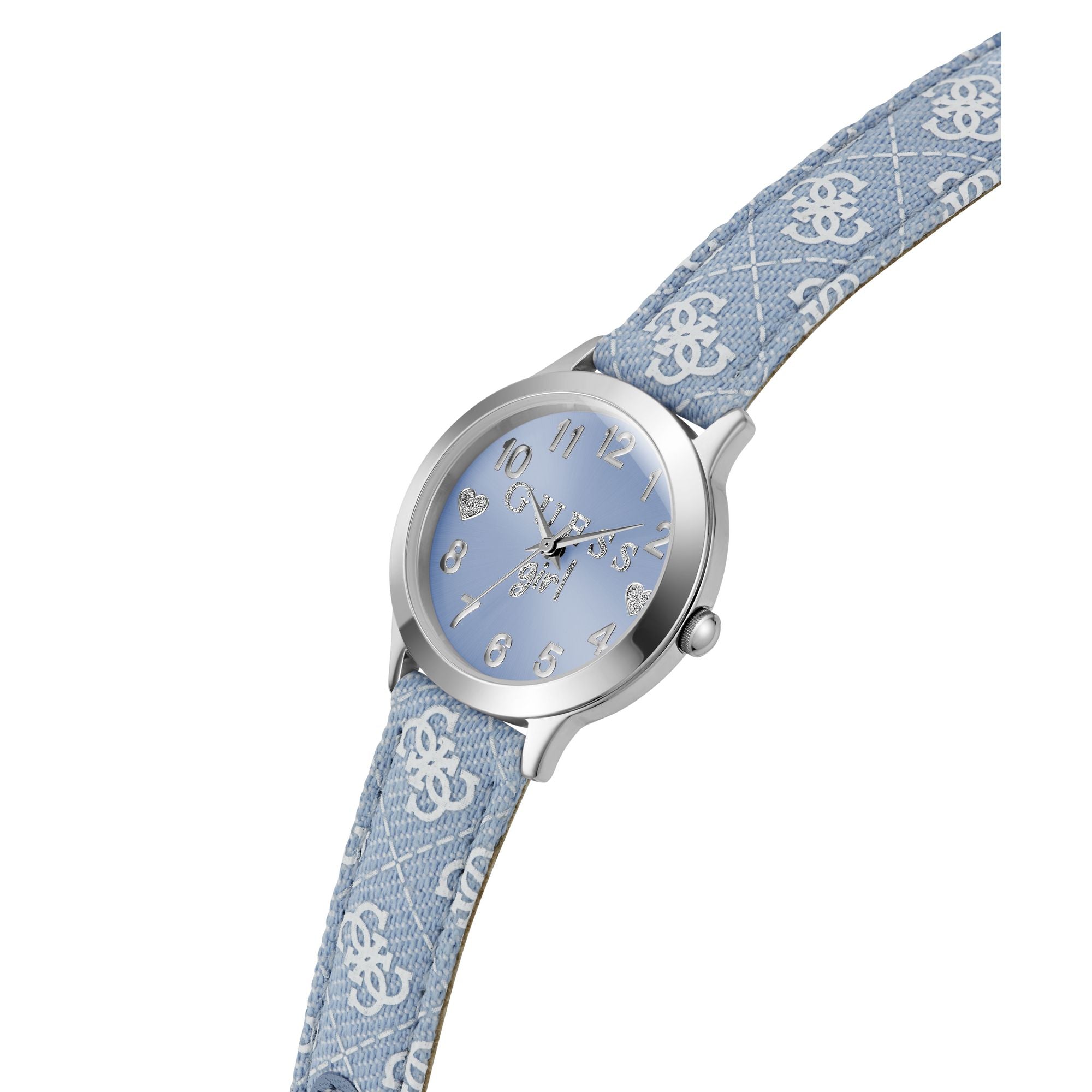 Guess Blue Round Quartz Analog Youth Watch