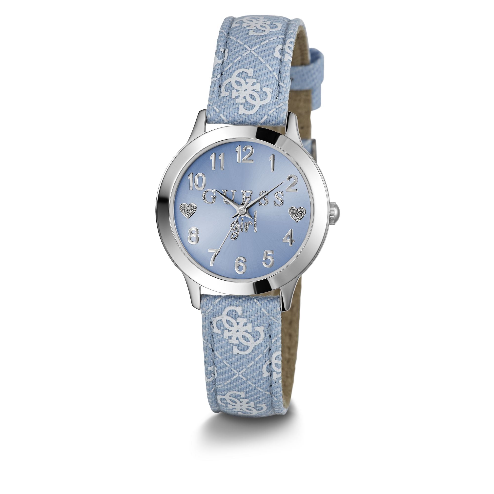 Guess Blue Round Quartz Analog Youth Watch
