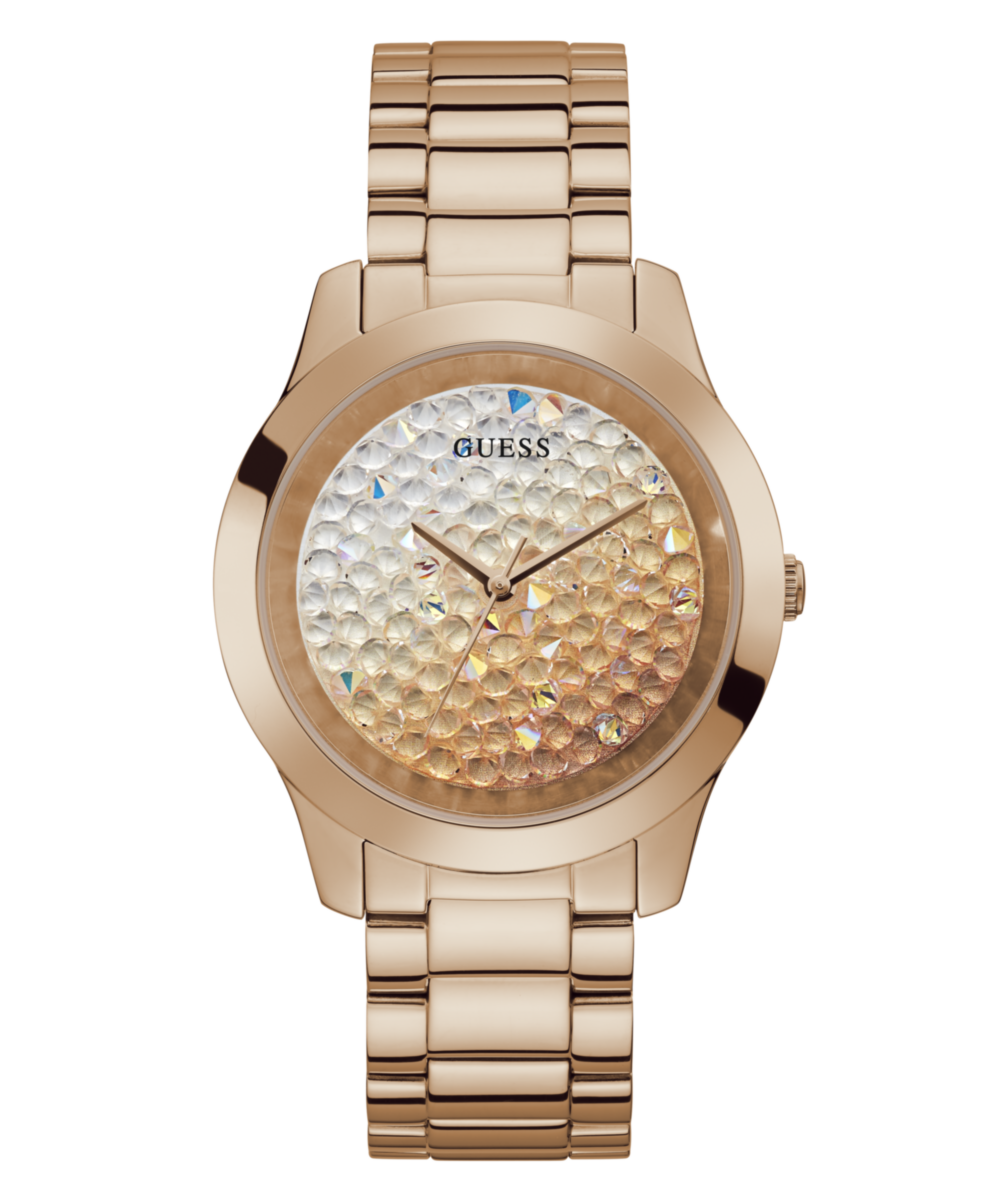 Guess Rose gold Round Dial Quartz Analog Women Watch