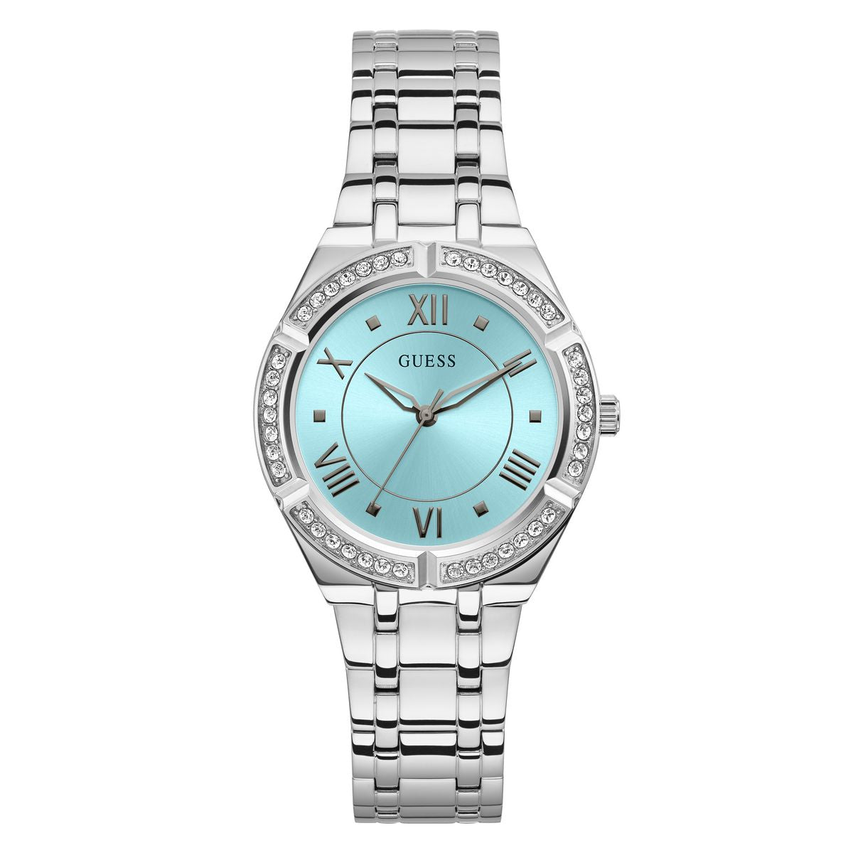 Guess Blue Round Dial Quartz Analog Women Watch