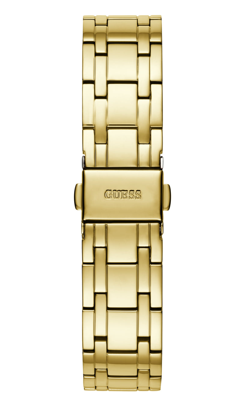 Guess Cosmo Gold Round Dial Analog Women Watch Watch Guess