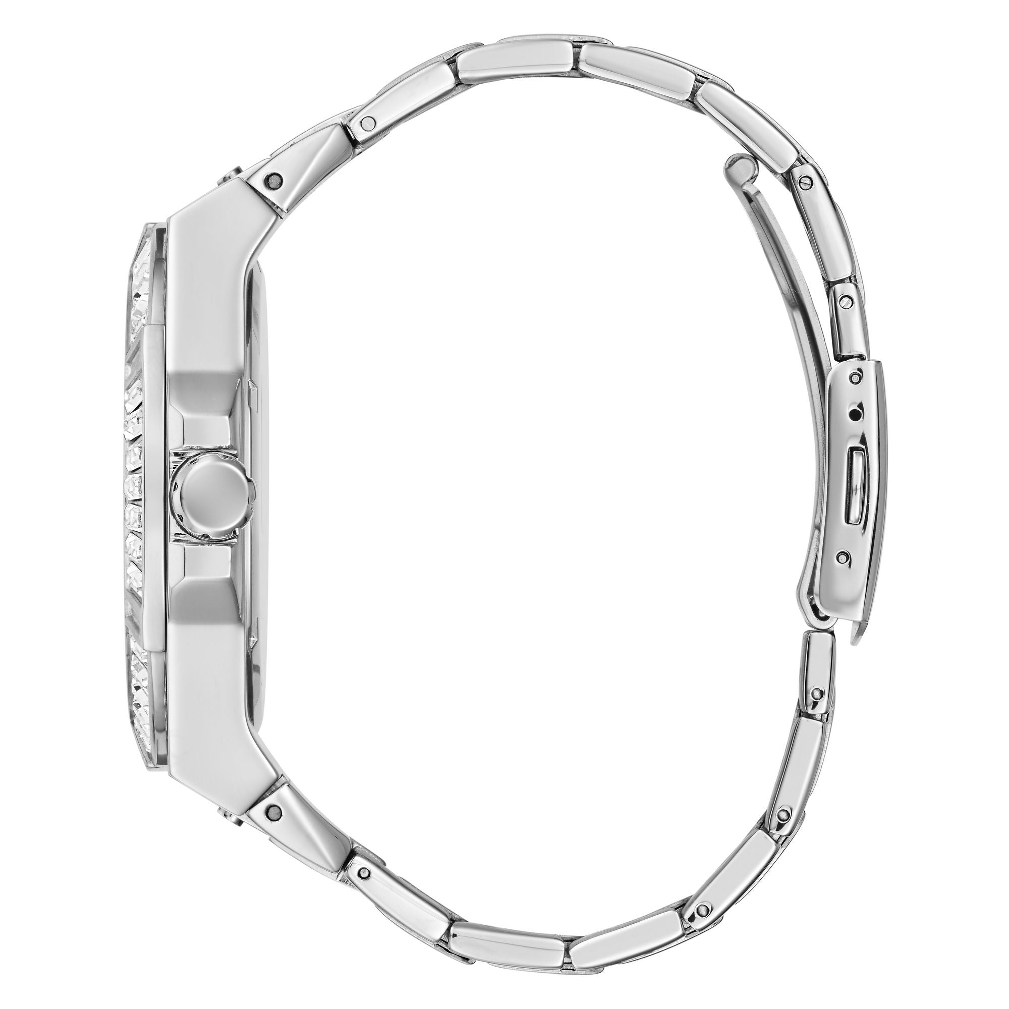 Guess Zeus Silver Tone Round Dial Quartz Analog Men Watch Watch Guess