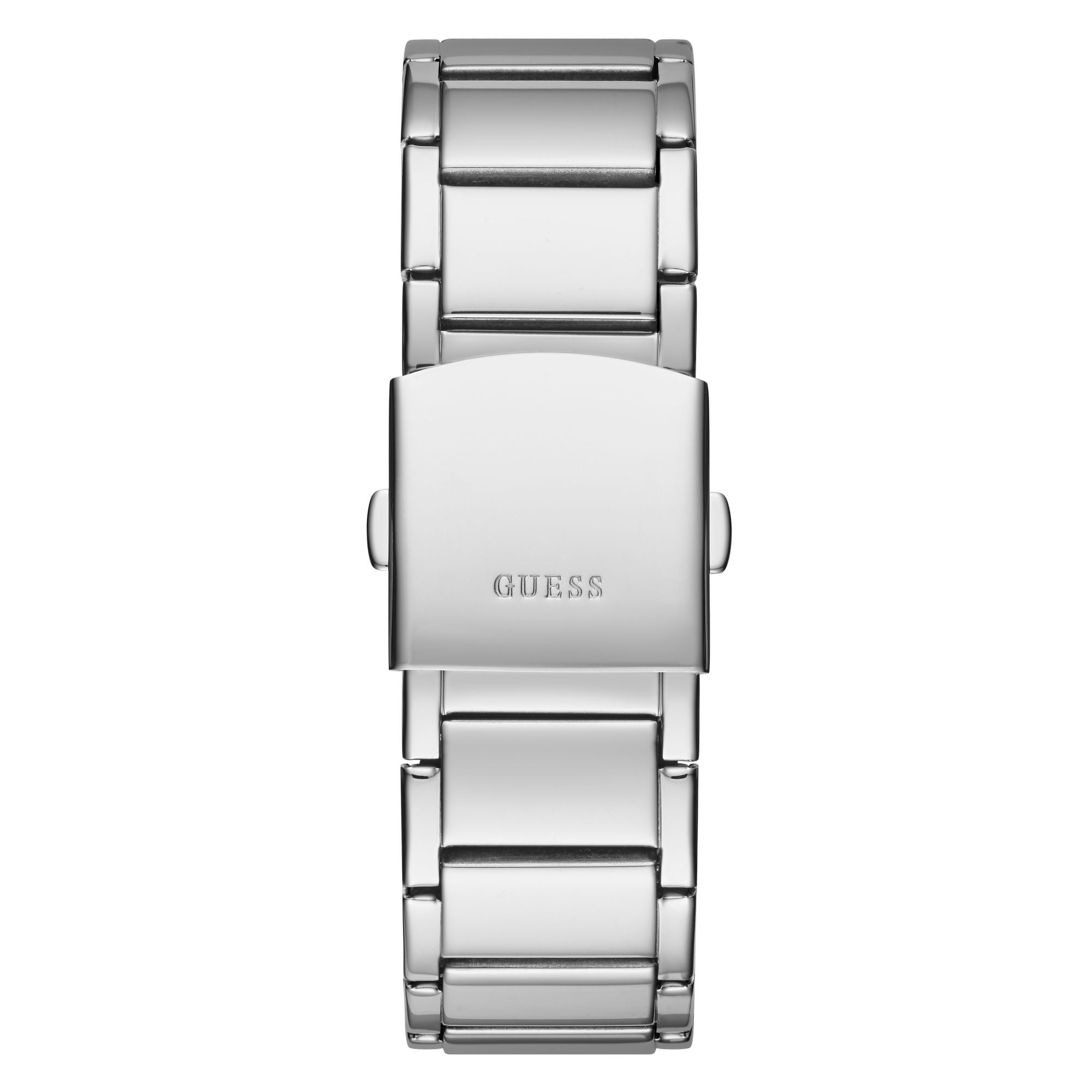 Guess Zeus Silver Tone Round Dial Quartz Analog Men Watch