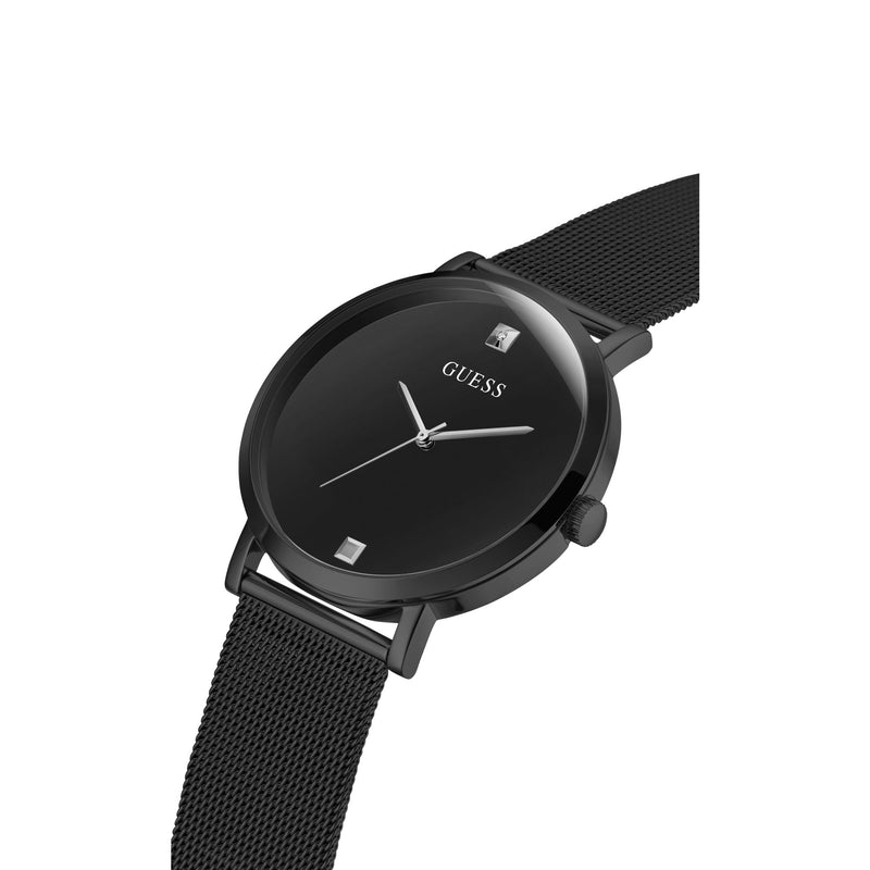 Guess Supernova Black Round Dial Quartz Analog Men Watch Watch Guess