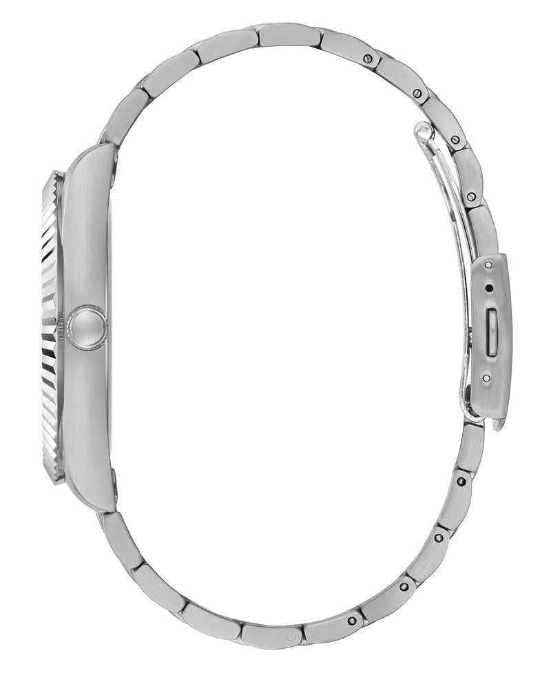 Guess Connoisseur Silver Round Dial Quartz Men Watch Watch Guess