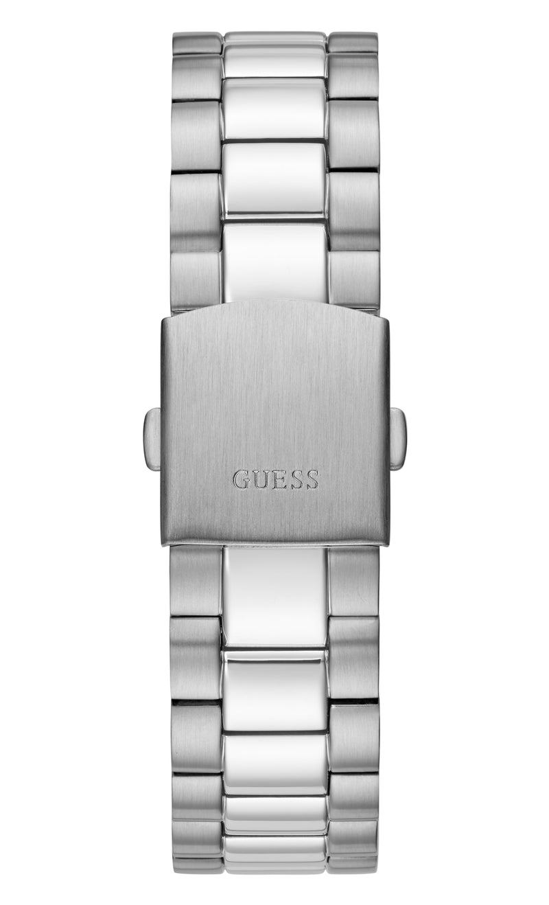 Guess Connoisseur Silver Round Dial Quartz Men Watch Watch Guess