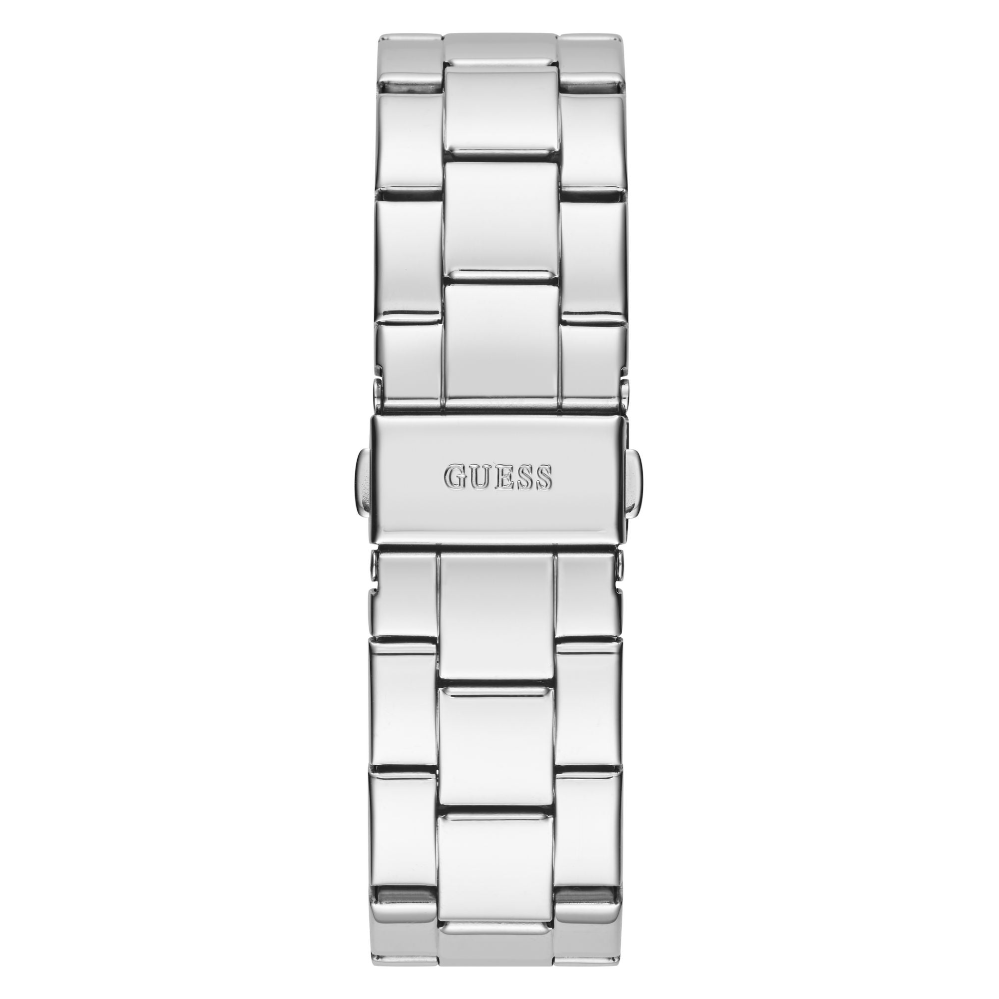 Guess G Check Silver Round Dial Quartz Analog Women Watch
