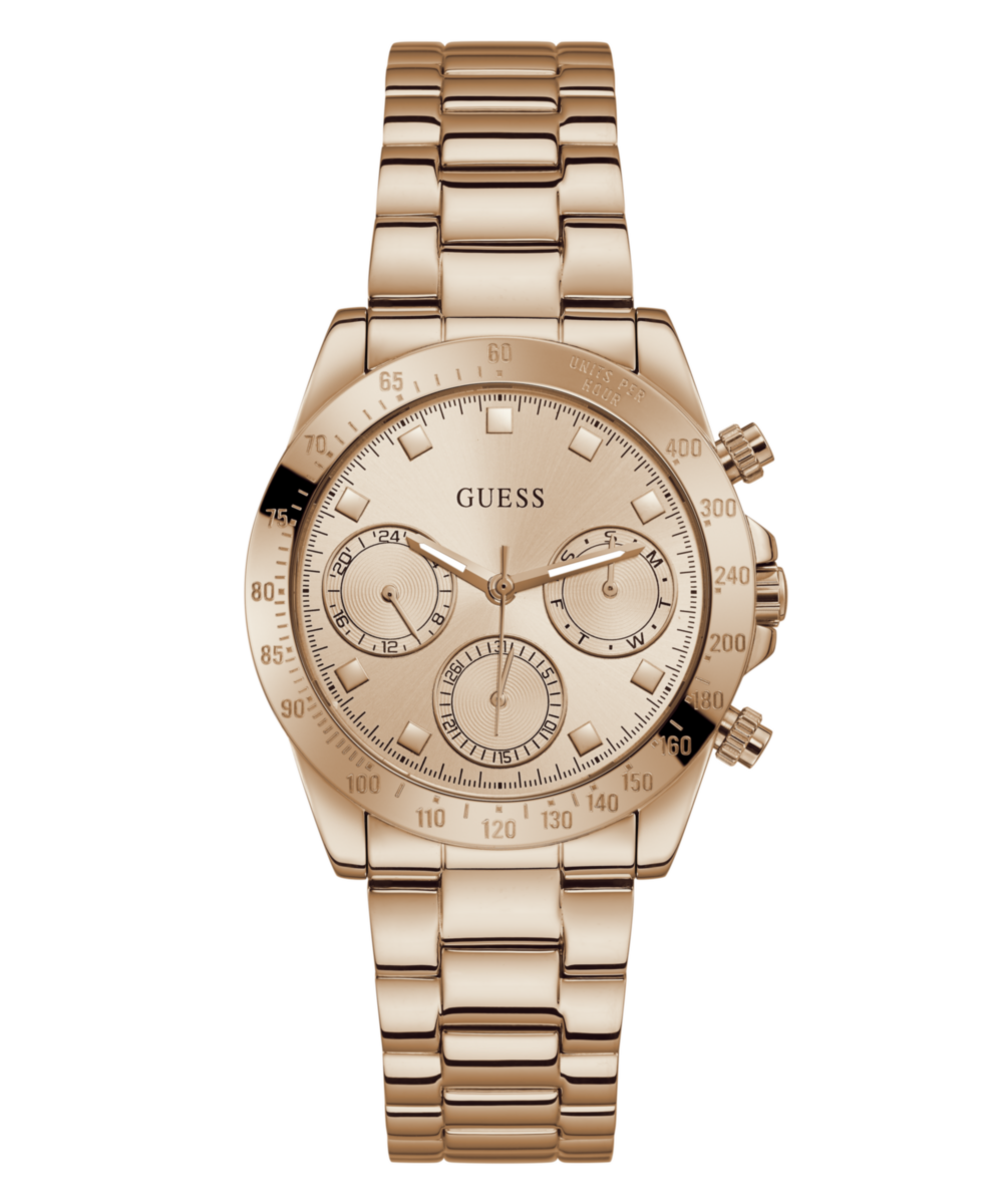 Guess Eclipse Rose gold Round Dial Multi-function Women Watch Watch Guess