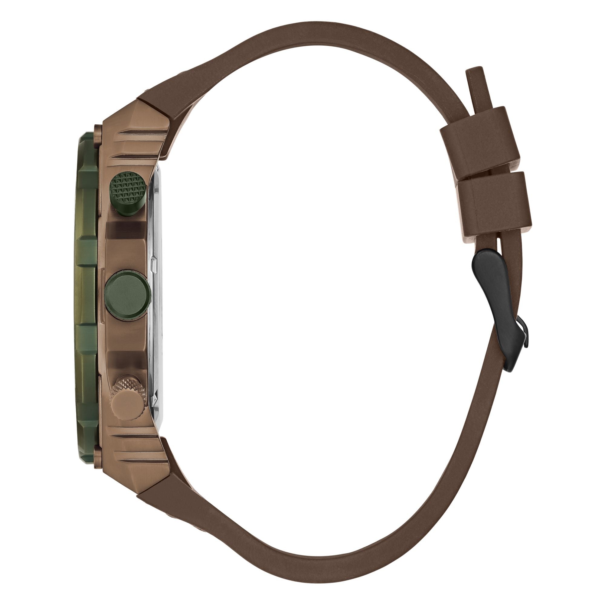 GUESS Men Round Coffee Dial Analog Watch - GW0326G2