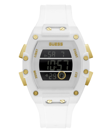 Guess Phoenix Black Tonneau Dial Quartz Digital Men Watch Watch Guess