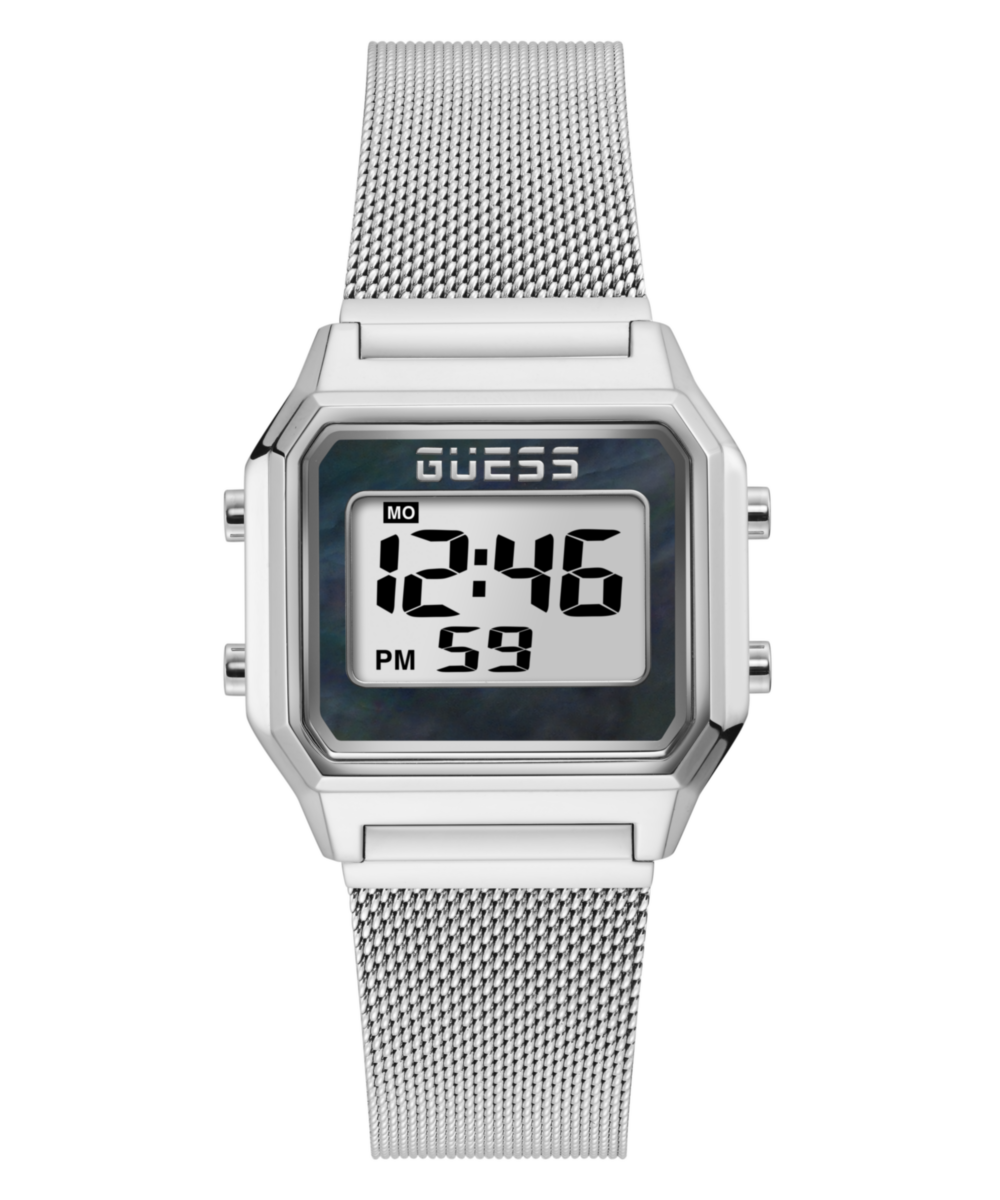 Guess Zoom Black Square Dial Quartz Digital Women Watch Watch Guess