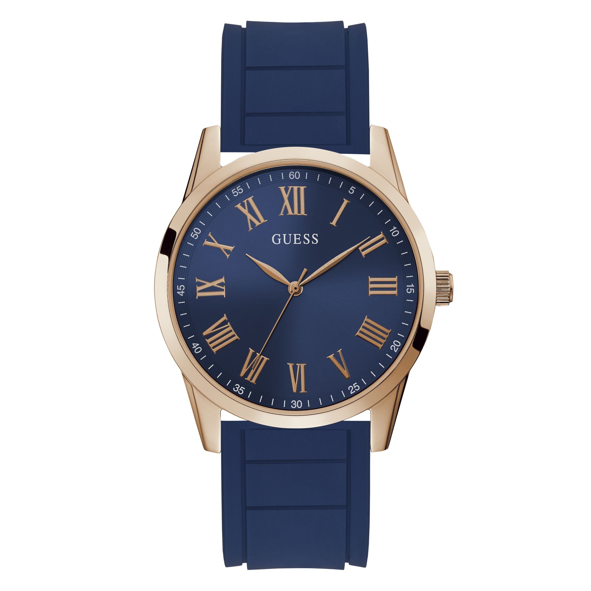 Guess Blue Round Quartz Analog Men Watch