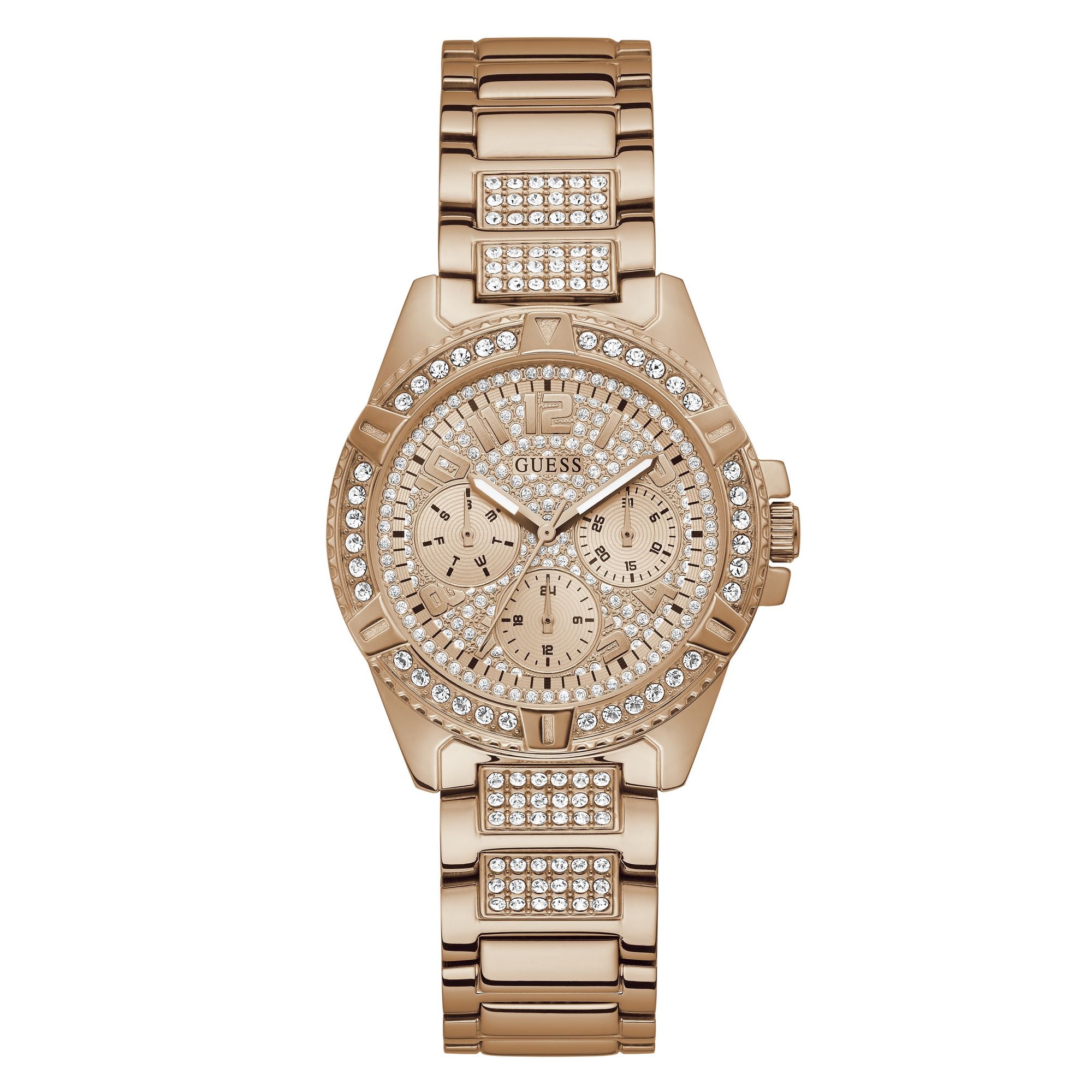 Guess Mini Lady Rose gold Round Dial Quartz Analog Women Watch
