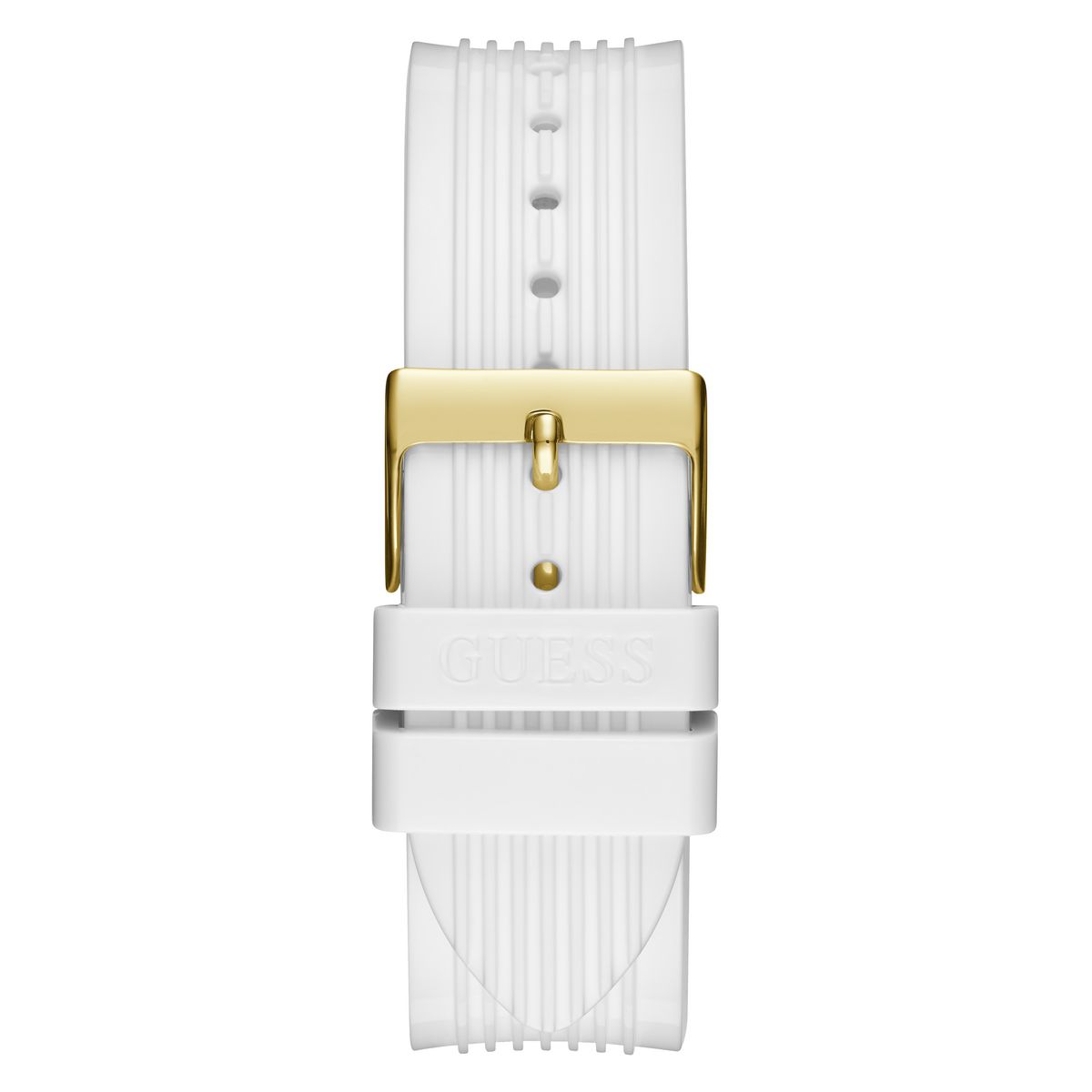 Guess White Round Dial Quartz Analog Women Watch