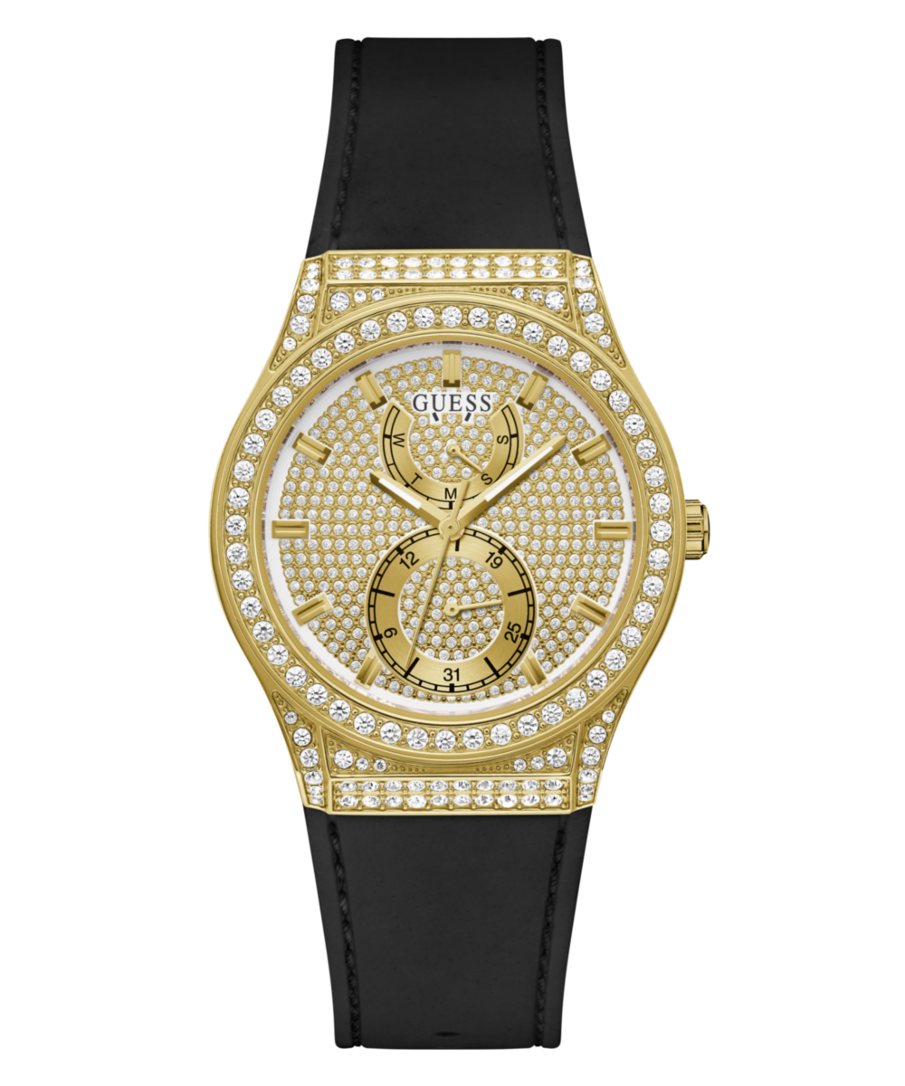 Guess Princess Gold Round Dial Multi-function Women Watch