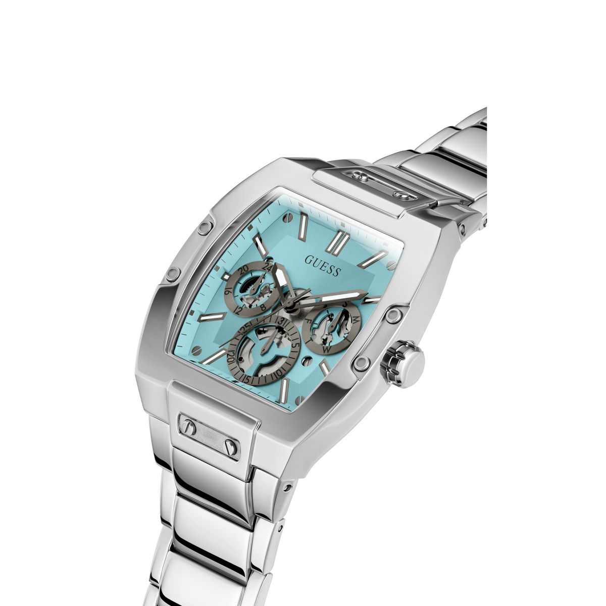 Guess Blue Tonneau Dial Quartz Analog Men Watch - GW0456G4 