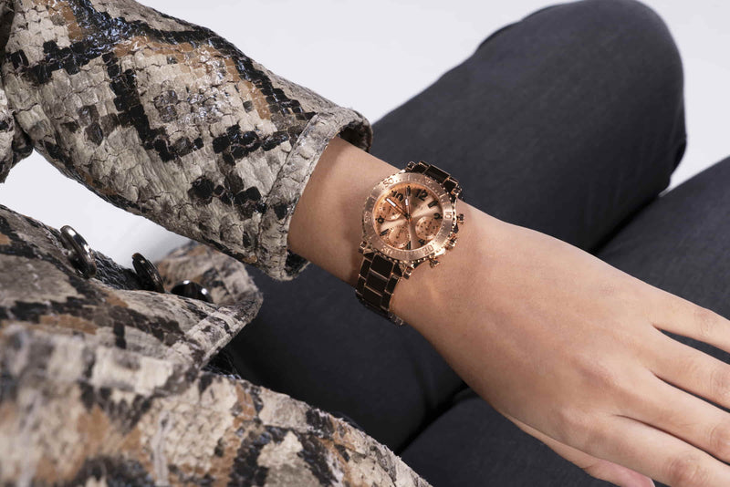 Guess Cosmic Rose gold Round Dial Multi-function Women Watch Watch Guess