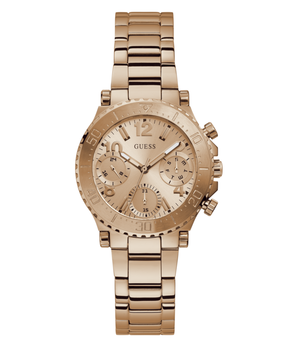 Guess Cosmic Rose gold Round Dial Multi-function Women Watch
