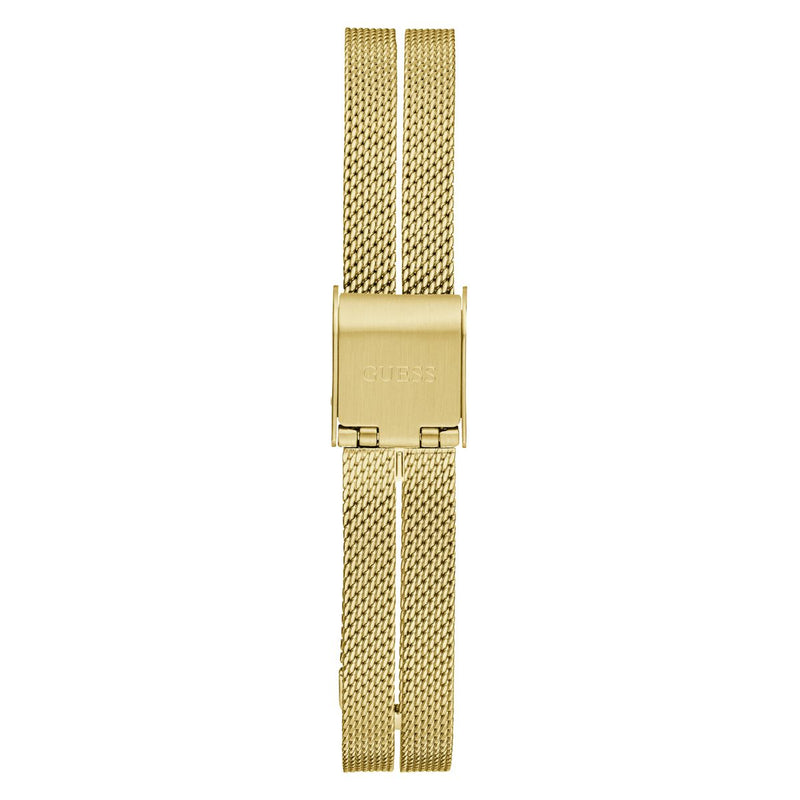 Guess Array Gold Round Dial Analog Women Watch Watch Guess