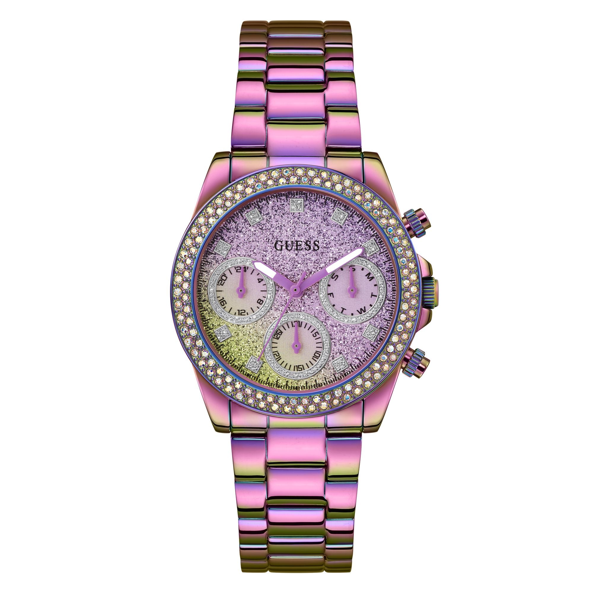 Guess SOL Multicolor Round Dial Quartz Analog Women Watch Watch Guess