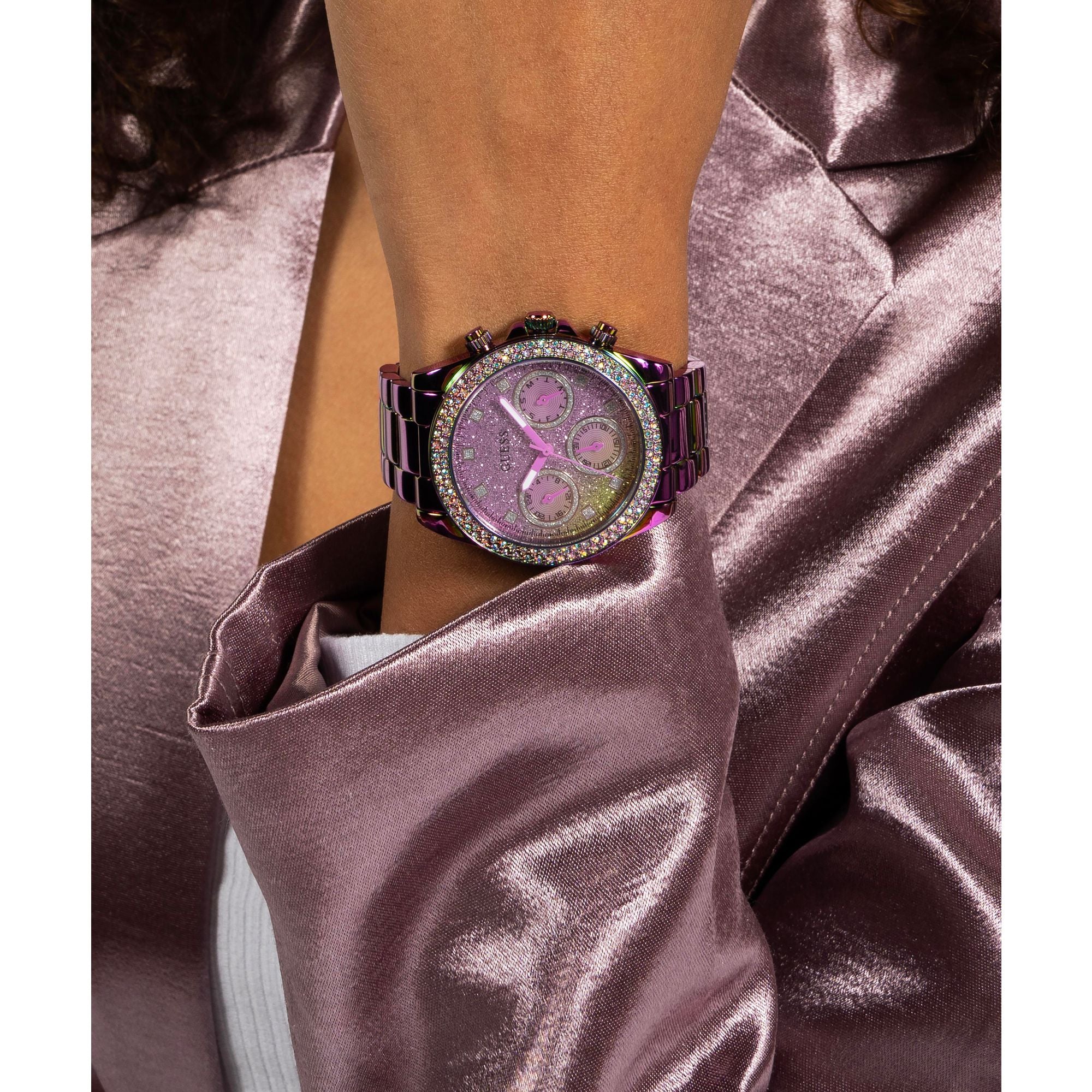 Guess SOL Multicolor Round Dial Quartz Analog Women Watch Watch Guess