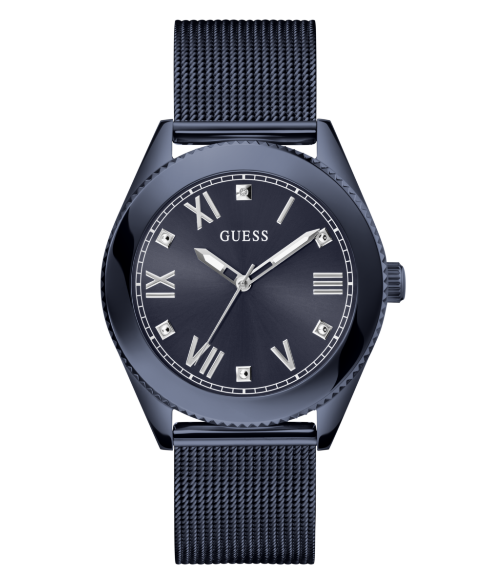 Guess Noble Navy Round Dial Analog Men Watch
