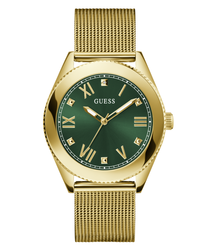 Guess Noble Gold Round Dial Analog Men Watch Watch Guess