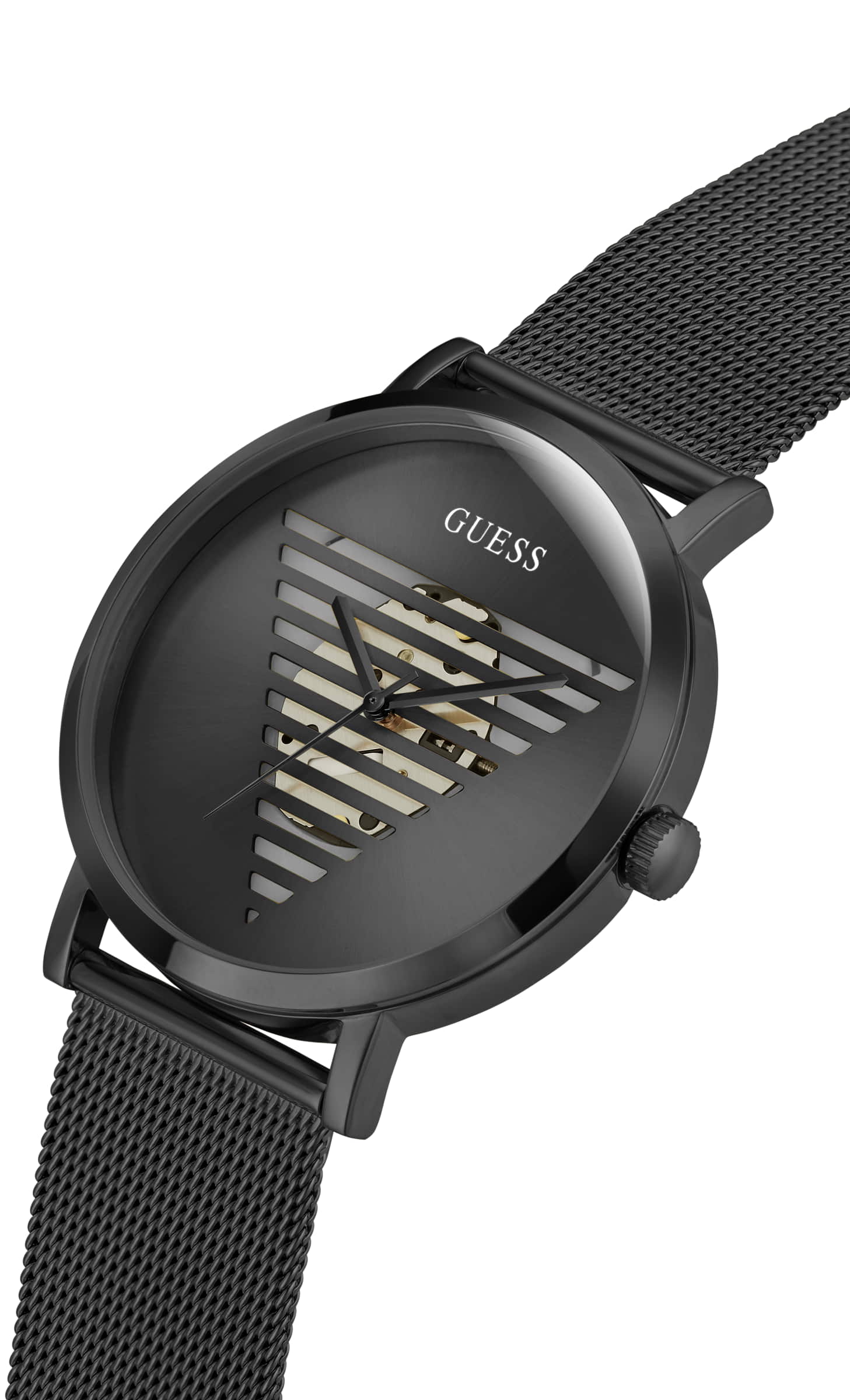 Guess Idol Black Dial Round Case Analog Men Watch At JUST WATCHES