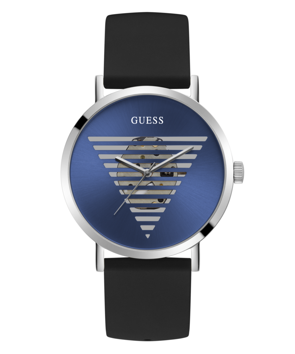 Guess Idol Silver Round Dial Analog Men Watch