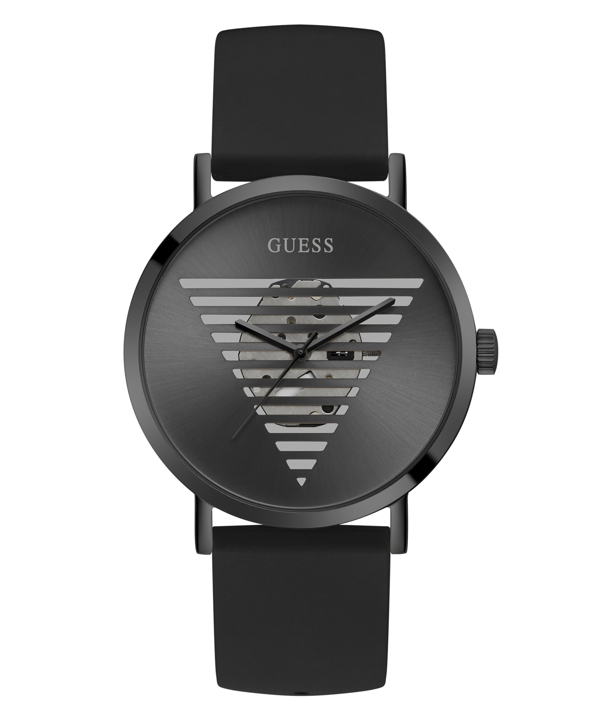 Guess Idol Black Round Dial Analog Men Watch GW0503G3 At JUST WATCHES